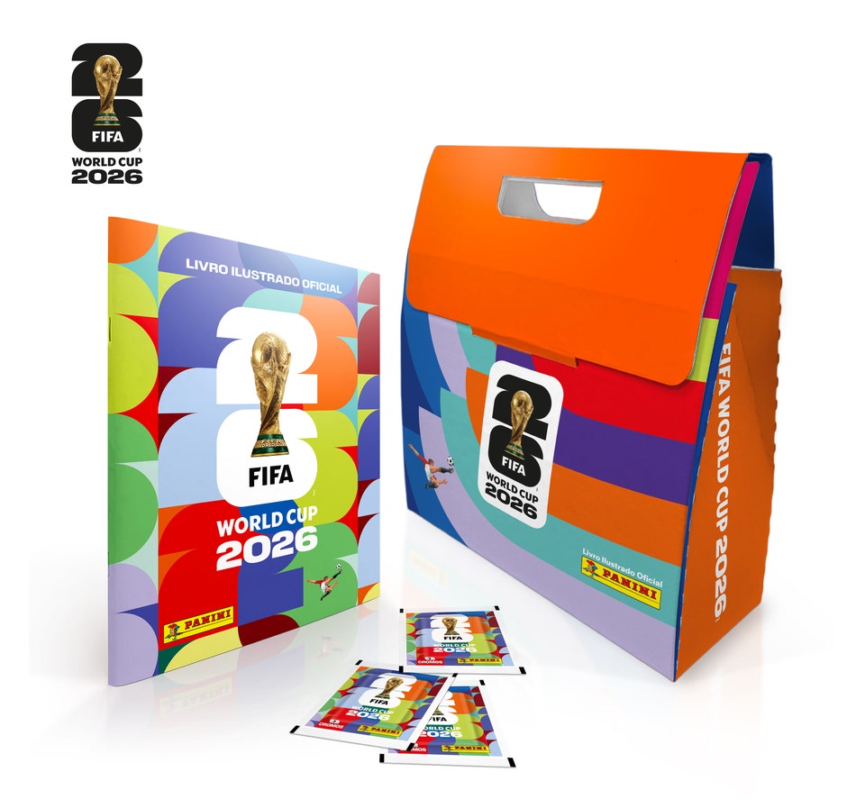 Copa Do Mundo 2026 - BOX Sacola - Álbum Capa Cartão + 30 Envelopes - FIFA WORLD CUP 2026™️