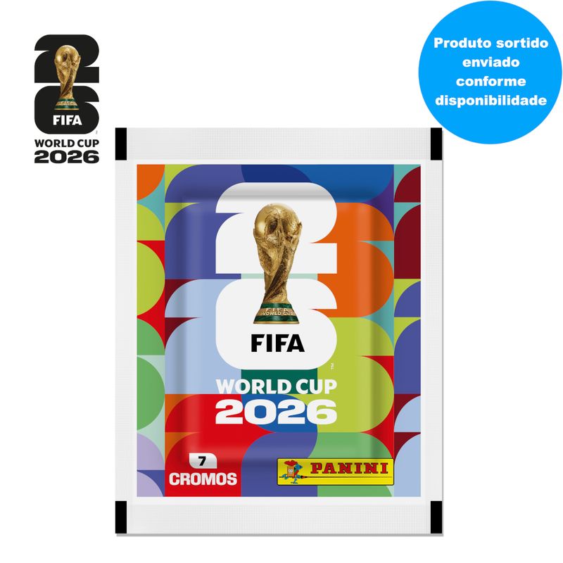 Envelope de Figurinhas - Copa do Mundo - FIFA - 2026 - Sortido - Panini (7x Cromos)